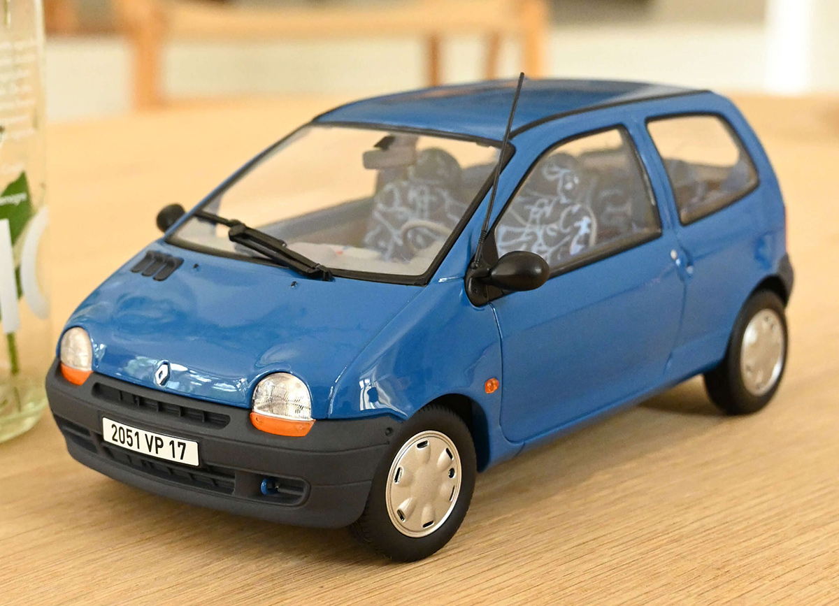 Modellauto Renault Twingo 1995 - Cyan Blue Norev 1:18 ...