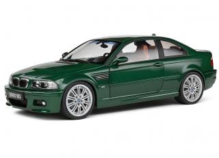 BMW E46 M3 Coupe 2000 grün – OXFORD GREEN – 2000 S1806507 Solido 1:18 Metallmodell