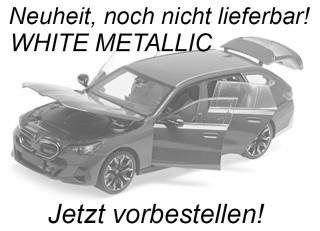 BMW i5 M60 TOURING - 2024 - WHITE METALLIC Minichamps 1:18 Metallmodell mit zu öffnenden Hauben und Türen! <br> Liefertermin nicht bekannt