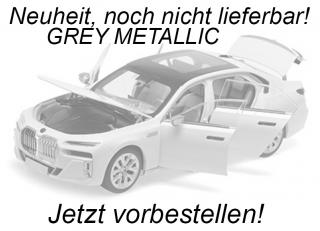 BMW i7 M70 (G70) - 2024 - GREY METALLIC Minichamps 1:18 Metallmodell mit zu öffnenden Hauben und Türen!