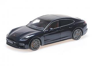 PORSCHE PANAMERA TURBO S - 2020 - BLUE METALLIC  Minichamps 1:18 Metallmodell mit zu öffnenden Türen und Haube(n)