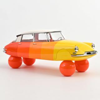 Citroën DS 19 on balls 1959 Shades of Orange 1:12 Norev 1:12 Metallmodell (Türen/Hauben nicht zu öffnen!)  Lieferbar ab Ende März 2025