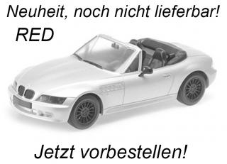 BMW Z3 ROADSTER - 1997 - RED Minichamps 1:18 Metallmodell, Türen, Motorhaube... nicht zu öffnen