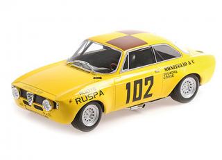 ALFA ROMEO GTA 1300 – MONZEGLIO SQUADRA CORSE – ZANETTI/RUSPA – TARGA FLORIO 1971 - L.E. 600 pcs. Minichamps 1:18 Metallmodell