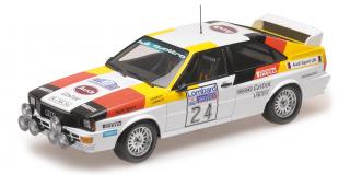 AUDI QUATTRO - AUDI SPORT - DEMUTH / DANIELS - LOMBARD RAC RALLY 1982 Minichamps 1:18 Metallmodell mit Geschlossener Karosserie - DieCast