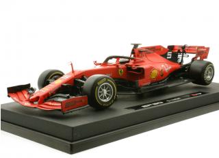 Ferrari SF90 Formel 1 2019 #5 Sebastian Vettel Burago Metallmodell 1:18