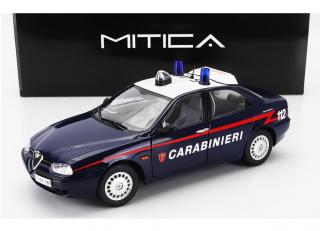 ALFA ROMEO - 156 2.0 TWIN SPARK CARABINIERI 1997 MITICA 1:18 Metallmodell (Vordertüren zu öffnen)