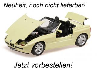 BMW Z1 - 1988 - YELLOW Minichamps 1:18 Metallmodell mit zu öffnenden Hauben und Türen!  Liefertermin nicht bekannt