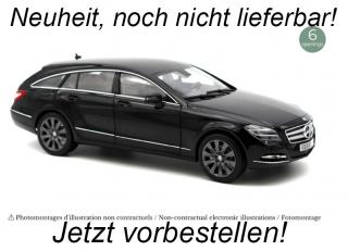 Mercedes-Benz CLS Shooting Brake 2011 Obsidian Black metallic Norev 1:18 Metallmodell 4Türen und 2 Hauben  zu öffnen!<br> Liefertermin nicht bekannt (nicht vor 3. Quartal 2024)