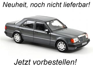 Mercedes-Benz 500 E 1990 Pearl Grey metallic  Norev 1:18 Metallmodell 4 Türen, Motorhaube und Kofferraum zu öffnen!  Lieferbar ab November 2024