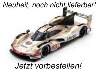 Porsche 963 No.38 HERTZ TEAM JOTA  Le Mans 24H 2023 A-F. da Costa - W. Stevens - - Y. Ye Spark 1:18 mit Plexiglasvitrine (Türen, Motorhaube... nicht zu öffnen!)