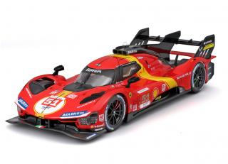 Ferrari 499P #51 Ferrari AF Corse 24h Le Mans winner 2023 P. Pier Guidi/ J.Calado/ A. Giovinazzi  Burago 1:24