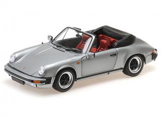 PORSCHE 911 CARRERA CABRIOLET – 1983 – GREY METALLIC Minichamps 1:18