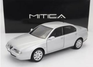 ALFA ROMEO 166 2.0 V6 TB 1998 – SILVER with BLACK INTERIOR MITICA 1:18 Metallmodell (Vordertüren zu öffnen)