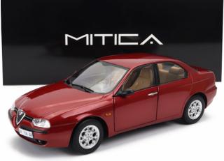 ALFA ROMEO 156 2.5 V6 24V 1997 ROSSO PROTEO MET RED BEIGE INTERIOR MITICA 1:18 Metallmodell (Vordertüren zu öffnen)