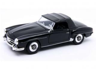 Mercedes Benz 190SL 1955  closed soft top, black Welly 1:24