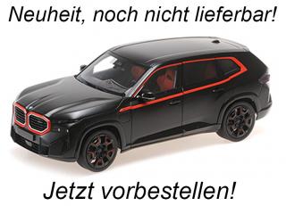 BMW XM - 2023 - BLACK METALLIC Minichamps 1:18 Metallmodell mit zu öffnenden Türen und Haube(n)  Liefertermin nicht bekannt