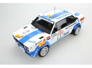 FIAT 131 ABARTH 1980 #1 Winner Rally 1000 Lakes M.Alen Kyosho 1:18 Metallmodell