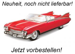 Cadillac Eldorado Biarritz, Cabrio ´59 rot Maisto 1:18 Metallmodell