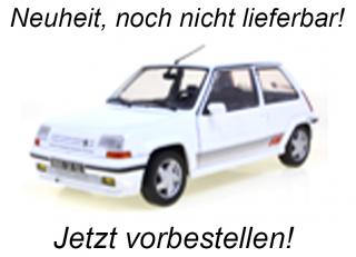 Renault 5 GT Turbo MK2 1989 weiß S1810002 Solido 1:18