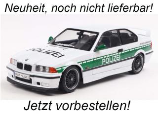 BMW E36 M3 cpe. Polizei S1803915 Solido 1:18 Metallmodell <br> Liefertermin nicht bekannt