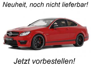 MERCEDES-BENZ C63 AMG EDITION 507 RED 2014 GT Spirit 1:18 Resinemodell (Türen, Motorhaube... nicht zu öffnen!)  Available from end of October 2024