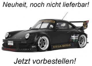 RWB STELLA ARTOIS BLACK 2010 Porsche 911 GT Spirit 1:18 Resinemodell (Türen, Motorhaube... nicht zu öffnen!)  Lieferbar ab Ende November 2024