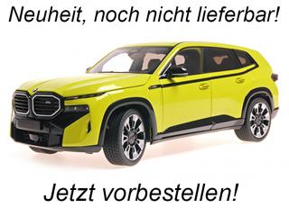 BMW XM - 2023 - YELLOW Minichamps 1:18 Metallmodell mit zu öffnenden Türen und Haube(n)