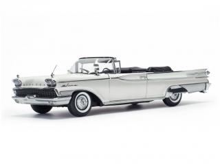 Defekt (Chromteil der Motorhaube fehlt) Mercury Park Lane Open Convertible 1959 Marble White SunStar 5154 1:18