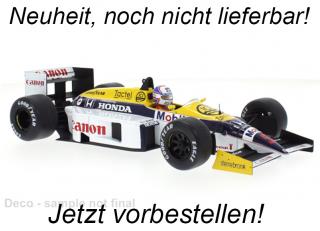 Williams FW11, No.5, Canon Williams Honda Team, Formel 1, GP Großbritannien, 1986 N.Mansell MCG 1:18 Metallmodell, Türen und Hauben nicht zu öffnen <br> Liefertermin nicht bekannt