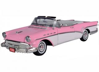 Buick Roadmaster 1957 pink/weiß MotorMax 1:18