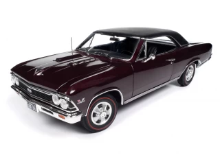 Chevrolet Chevelle SS396 1966 Madeira Maroon Auto World 1:18