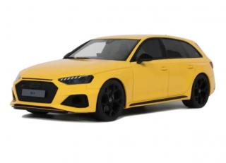 AUDI RS 4 25TH ANNIVERSARY YELLOW 2024 GT Spirit 1:18 Resinemodell (Türen, Motorhaube... nicht zu öffnen!)