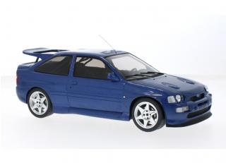 Ford Escort RS Cosworth, metallic-blau, 1996 Ready to Race IXO 1:18 Metallmodell (Türen/Hauben nicht zu öffnen!)