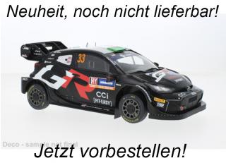 Toyota Yaris Rally 1, E.Evans S.Martin No.33, WRC, Rallye Schweden 2024 IXO 1:18 Metallmodell (Türen/Hauben nicht zu öffnen!) <br> Liefertermin nicht bekannt