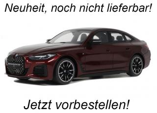 BMW M440I XDRIVE GRAN COUPE AVENTURIN RED III METALLIC INDIVIDUAL  OttO mobile 1:18 Resinemodell (Türen, Motorhaube... nicht zu öffnen!)<br> Lieferbar ab November 2024