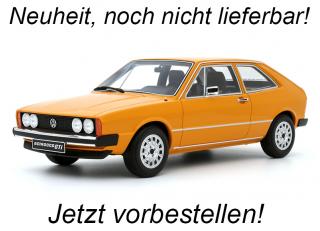 Volkswagen Scirocco Gti MK1 Jaune Marino 1977 OttO mobile 1:18 Resinemodell (Türen, Motorhaube... nicht zu öffnen!)