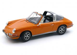 Porsche 911 T 2.2 Targa (1970) - signal orange limited edition - 1000 Stück Norev 1:18 Metallmodell