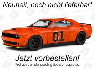 Dodge Challenger SRT 2023 orange S1805713 Solido 1:18 <br> Lieferbar ab 1. Quartal 2025