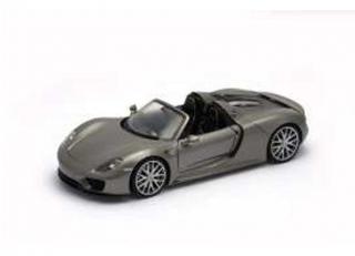 Porsche 918 Spyder convertible - grau - Welly 1:18