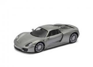 Porsche 918 Spyder hard-top - grau- Welly 1:18