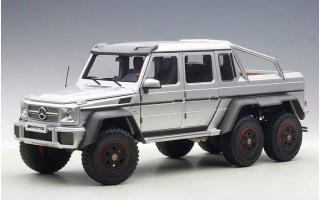 MERCEDES BENZ G63 AMG 6x6 (SILVER) 2013 (COMPOSITE MODEL/FULL OPENINGS) AUTOART 1:18  Available from end of September 2024