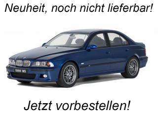 BMW E39 M5 blau OttO mobile 1:12 Resinemodell (Türen, Motorhaube... nicht zu öffnen!) <br> Lieferbar ab Ende September 2024