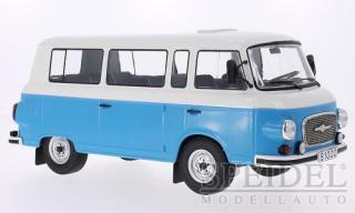 Barkas B 1000 Kleinbus, blau/weiss, 1965 MCG 1:18 Wiederauflage