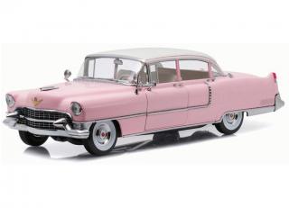 Defekt (Stoßstange lose, Emblem defekt) Elvis Presley`s 1955 Pink Cadillac Fleetwood Series 60 - Greenlight 1:18