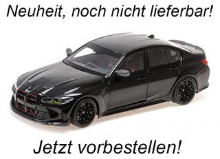 BMW M3 CS - 2023 - BLACK METALLIC Minichamps 1:18 Metallmodell mit zu öffnenden Türen und Haube(n) <br> Liefertermin nicht bekannt