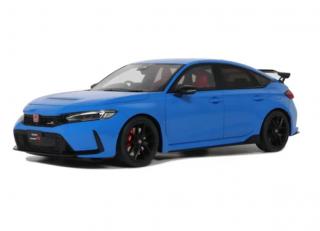 HONDA CIVIC TYPE R RACING/BOOST BLUE PEARL 2022 OttO mobile 1:18 Resinemodell (Türen, Motorhaube... nicht zu öffnen!)