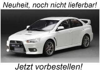 Mitsubishi Lancer Evo X, white SunStar Metallmodell 1:18<br> Liefertermin nicht bekannt