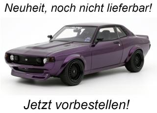 TOYOTA CELICA (RA24) RESTMOD MIDNIGHT PURPLE 2015 OttO mobile 1:18 Resinemodell (Türen, Motorhaube... nicht zu öffnen!) <br> Lieferbar ab November 2024