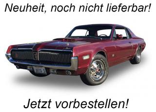 Mercury Cougar 1968 XR7G, black cherry SunStar Metallmodell 1:18 <br> Liefertermin nicht bekannt